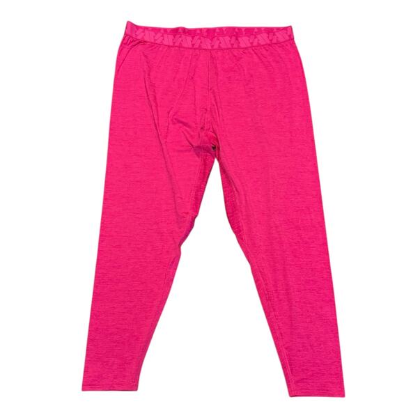 Eddie Bauer $85 First Ascent Hot Pink Base Layer Leggings Size XL - Picture 1 of 3